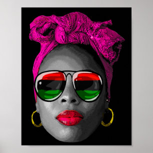 Poster Chemises Juneteenth Femmes Drogue Poupée Afro Rein
