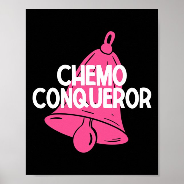 Poster Chemo Conquérant Fin Du Traitement Chemo Bande De  (Devant)