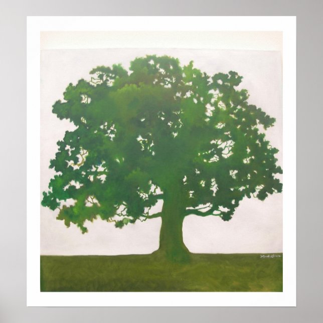 Poster Chêne au printemps (Devant)