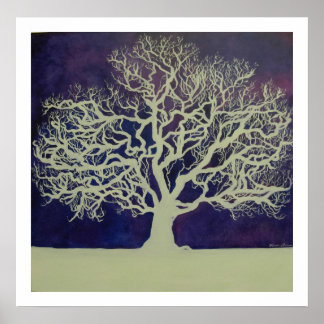 Poster Chêne en hiver