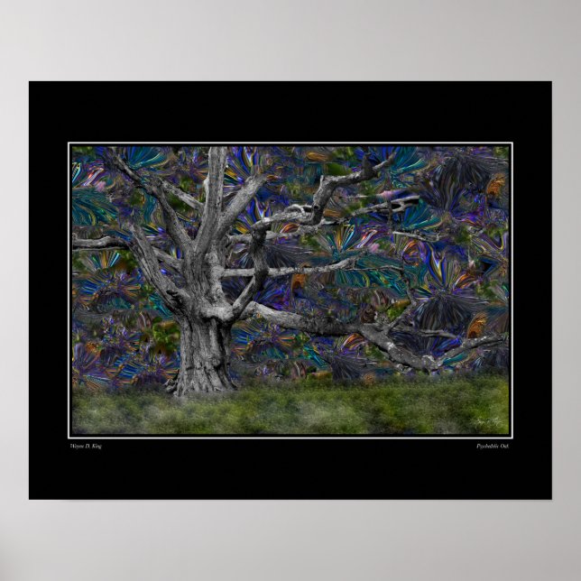 Poster Chêne psychédélique (Devant)