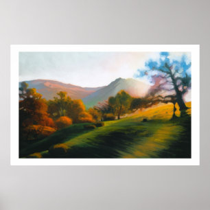 Poster Chênes en poly canyon