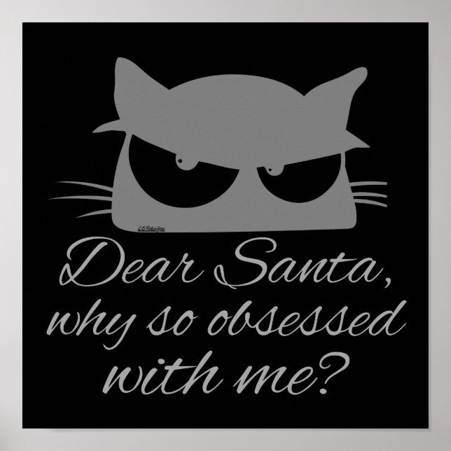 POSTER CHER PÈRE NOËL, POURQUOI ÊTRE SI OBSESSÉ AVEC MOI  (Devant)