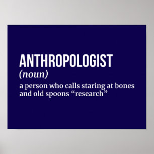 Poster Chercheur sur le comportement humain - Définition 