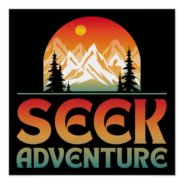 POSTER CHERCHEZ L'AVENTURE (Devant)
