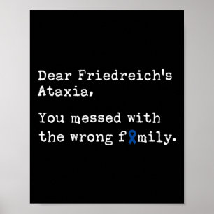 Poster Chère Ataxie de Friedreich