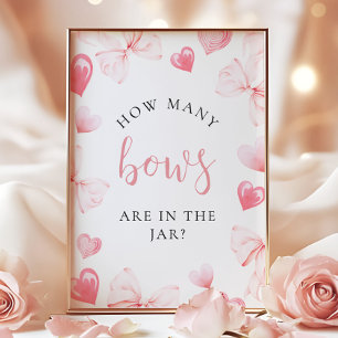 Poster Chéri Combien dans le Poton Signe de Baby Shower