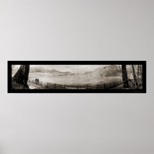 Poster Cherokee NC Réserve indienne Photo 1909