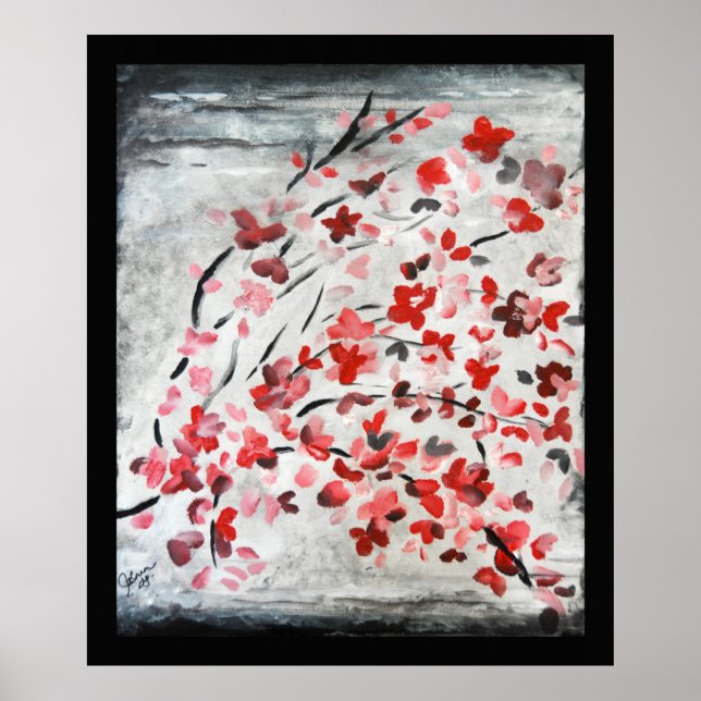 Poster Cherry Blossom 2 (Devant)