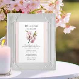 Poster Cherry Blossom Mariage En Mémoire Amoureuse