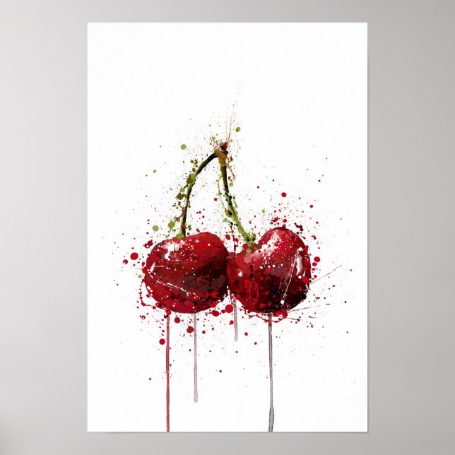 Poster Cherry Fruit  (Devant)