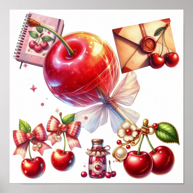 Poster Cherry Pop (Devant)