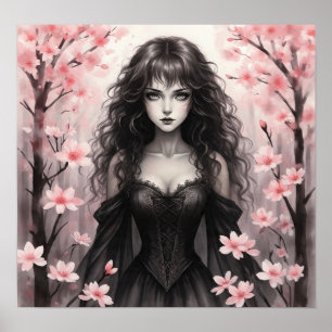 Poster CherryBlossomWitch