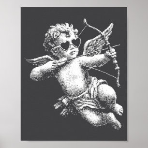 Poster Chérubin Ange Cud Vintage Esthétique Saint-Valenti