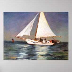 Poster Chesapeake Bay Skipjack
