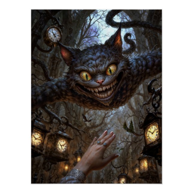 Poster Cheshire Cat (Devant)