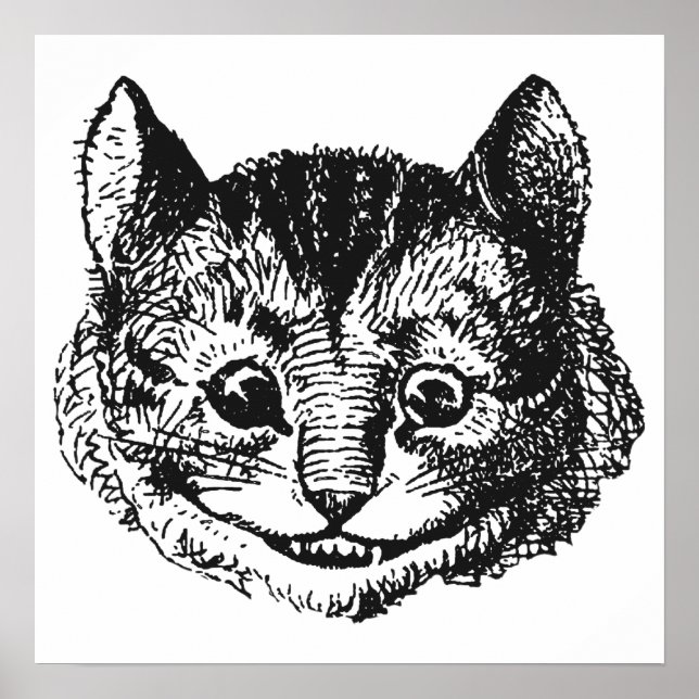 Poster Cheshire Cat (Devant)