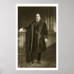 Poster Chester A. Arthur, 21e Président de l'United St