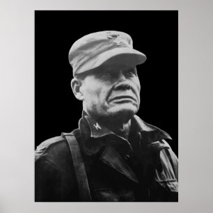 Poster Chesty Puller — Héros de guerre