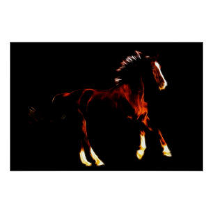 Poster Cheval