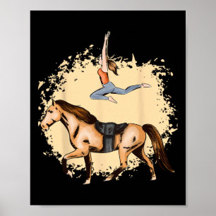 Poster Cheval Amateurs Horseck Équitation Trick Equestre 