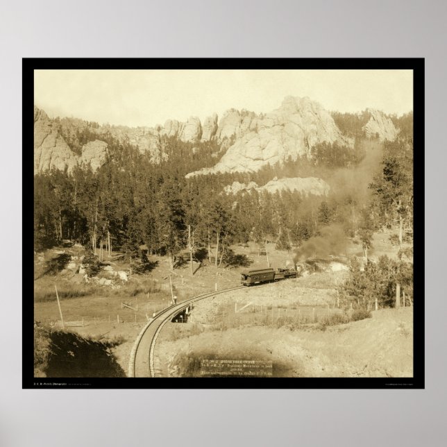 Poster Cheval Chaussure Courbe Buckhorn Mountain SD 1891 (Devant)