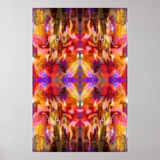 Poster Cheval d'abondance Feng Shui par surprise (Devant)