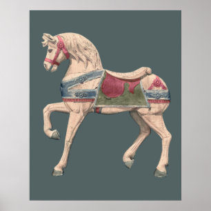 Poster Cheval de carrousel par Henry Murphy