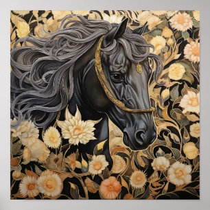 Poster Cheval de forêt