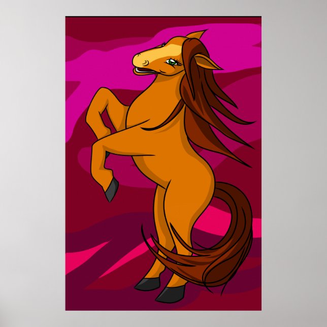 Poster Cheval de miel (Devant)