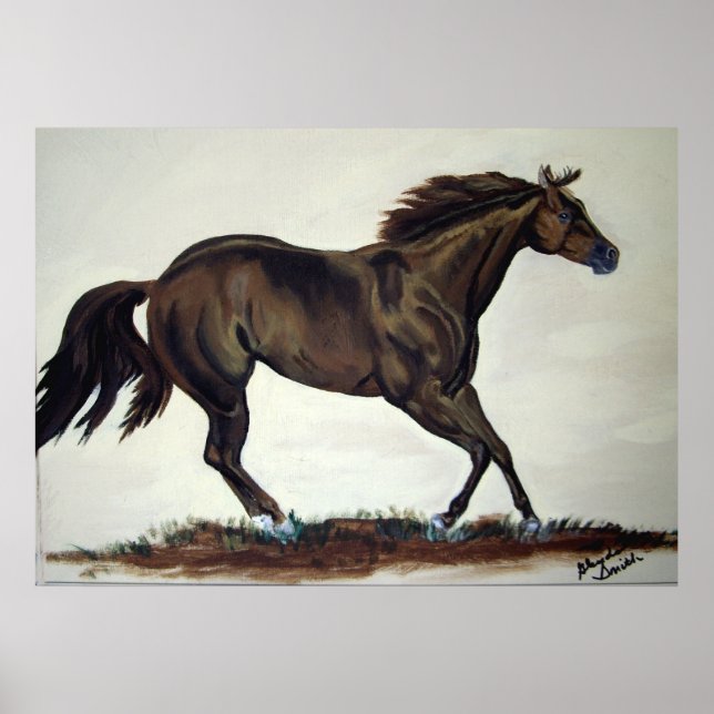 Poster Cheval En Quart (Devant)
