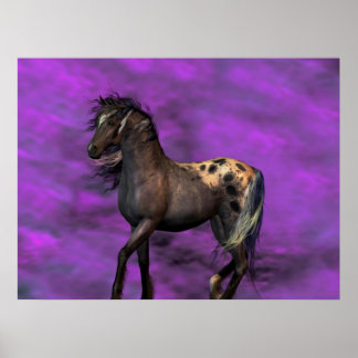 Poster Cheval indien