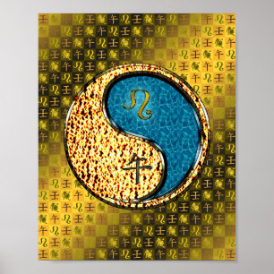 Poster Cheval Leo & Water