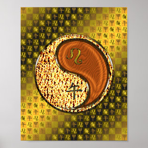 Poster Cheval Leo & Wood
