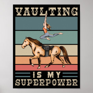 Poster Cheval Lover Vaulding Est Ma Superpuissance
