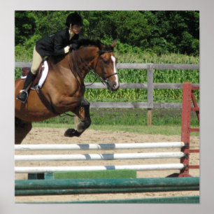 Poster Cheval Saut Imprimer