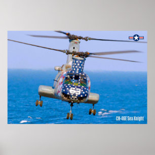 POSTER CHEVALIER DE MER CH-46E