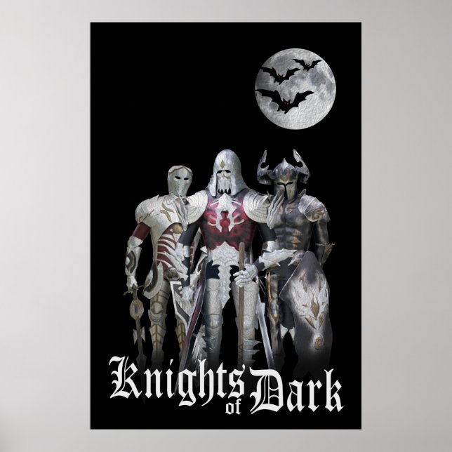 Poster Chevalier des ténèbres (Devant)