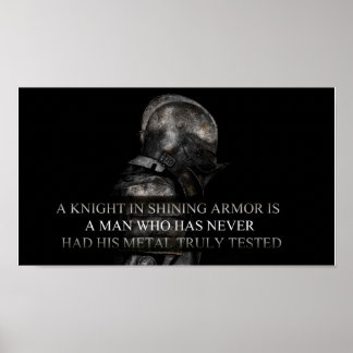 Poster Chevalier En Armure