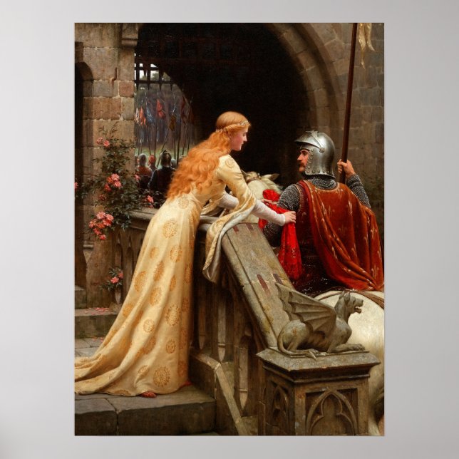 Poster Chevalier et Dame (Devant)