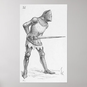 Poster Chevalier français