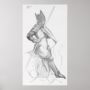Poster Chevalier médiéval