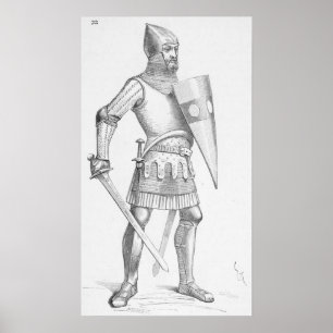 Poster Chevalier médiéval