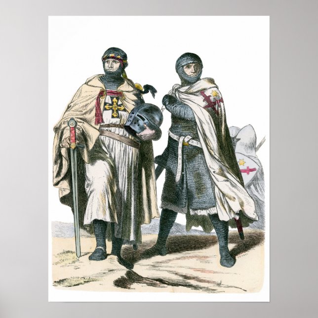 Poster Chevalier teutonique (Devant)