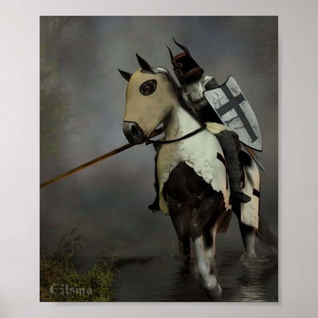 Poster Chevalier teutonique (Devant)
