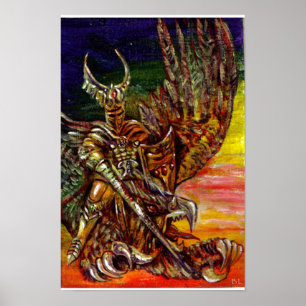 POSTER CHEVALLIER DES TÉNÈBRES