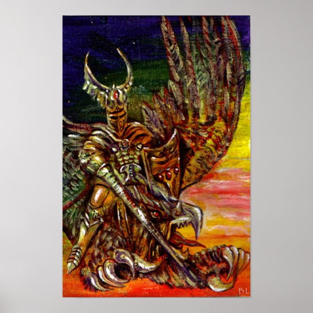 POSTER CHEVALLIER DES TÉNÈBRES (Devant)