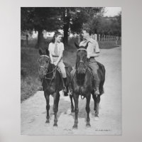 Chevaux à cheval en couple