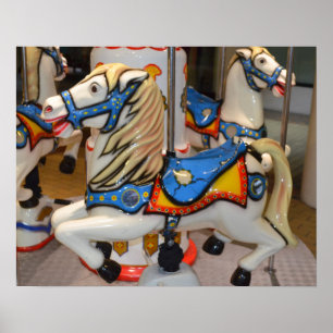 Poster Chevaux de carrousel de Kiddie