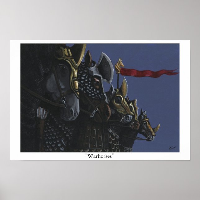 Poster Chevaux de guerre (Devant)